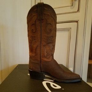 Sage 'Kaitlyn' Brown Leather Boots, Ladies